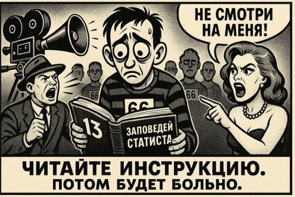 13 заповедей ветерана массовки